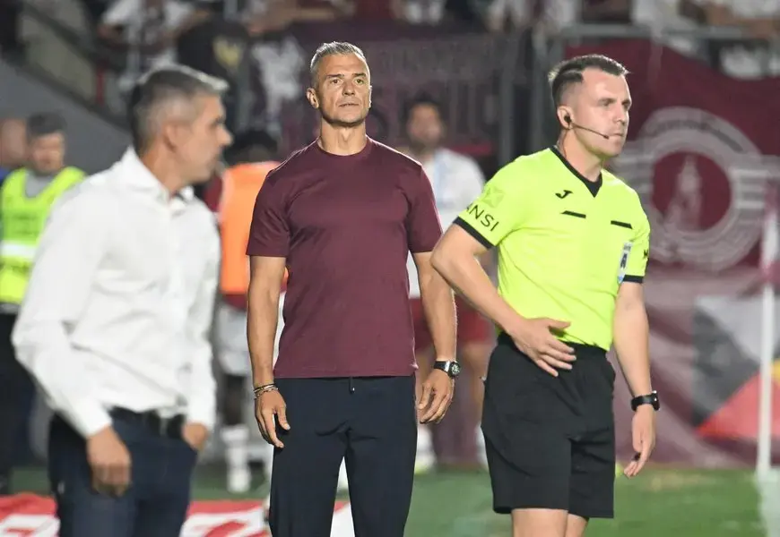 Daniel Pancu, antrenorul Rapidului, suspendat și amendat