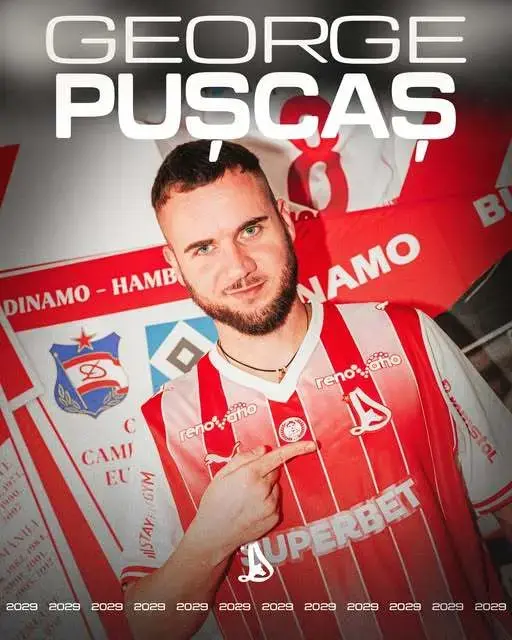 George Pușcaș a prelungit contractul cu Dinamo până în 2026