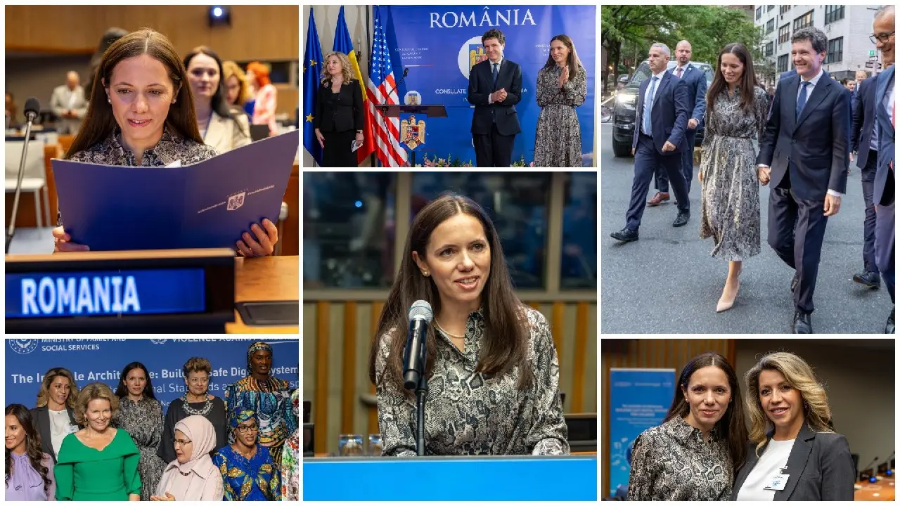 Mirabela Grădinaru la întâlniri cu românii din New York